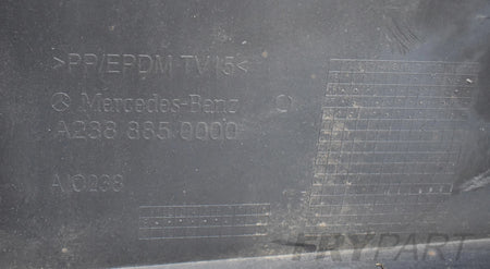 MERCEDES E-CLASS COUPE W238 REAR BUMPER ORG + BOTTOM