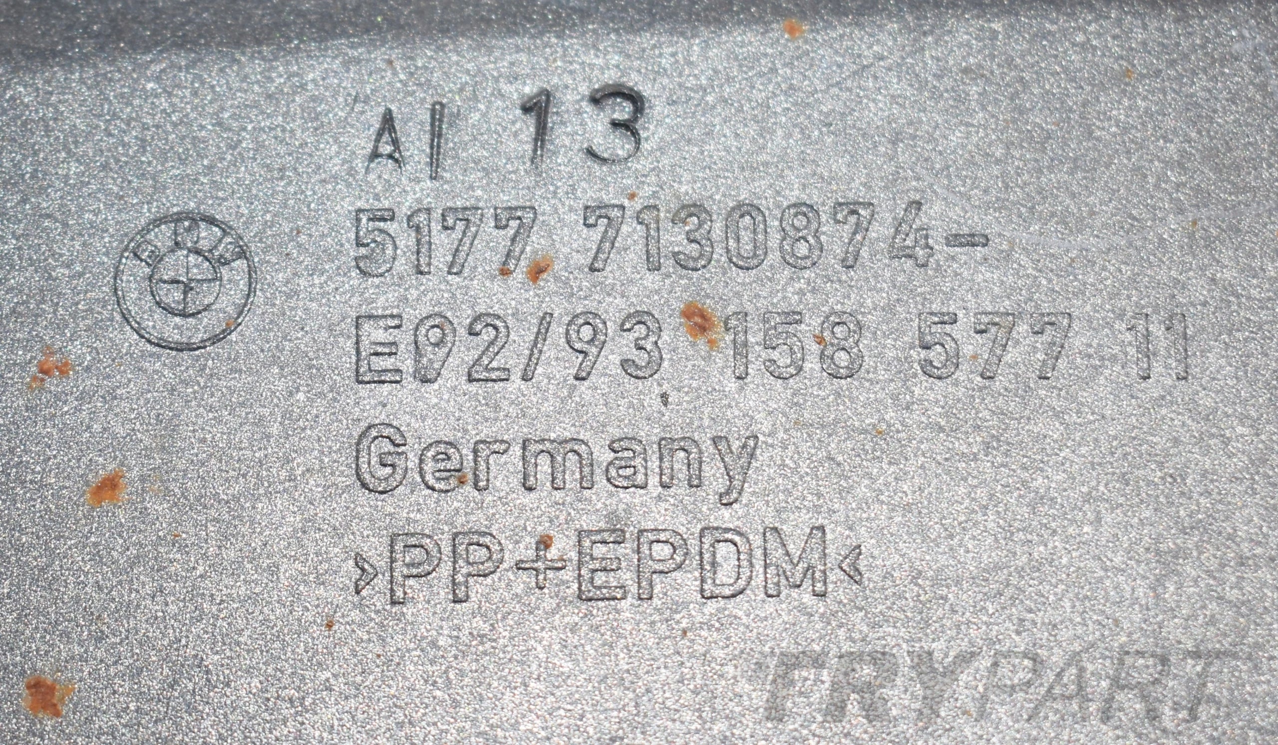 BMW E92 E93 COUPE RIGHT SILL PANEL OEM