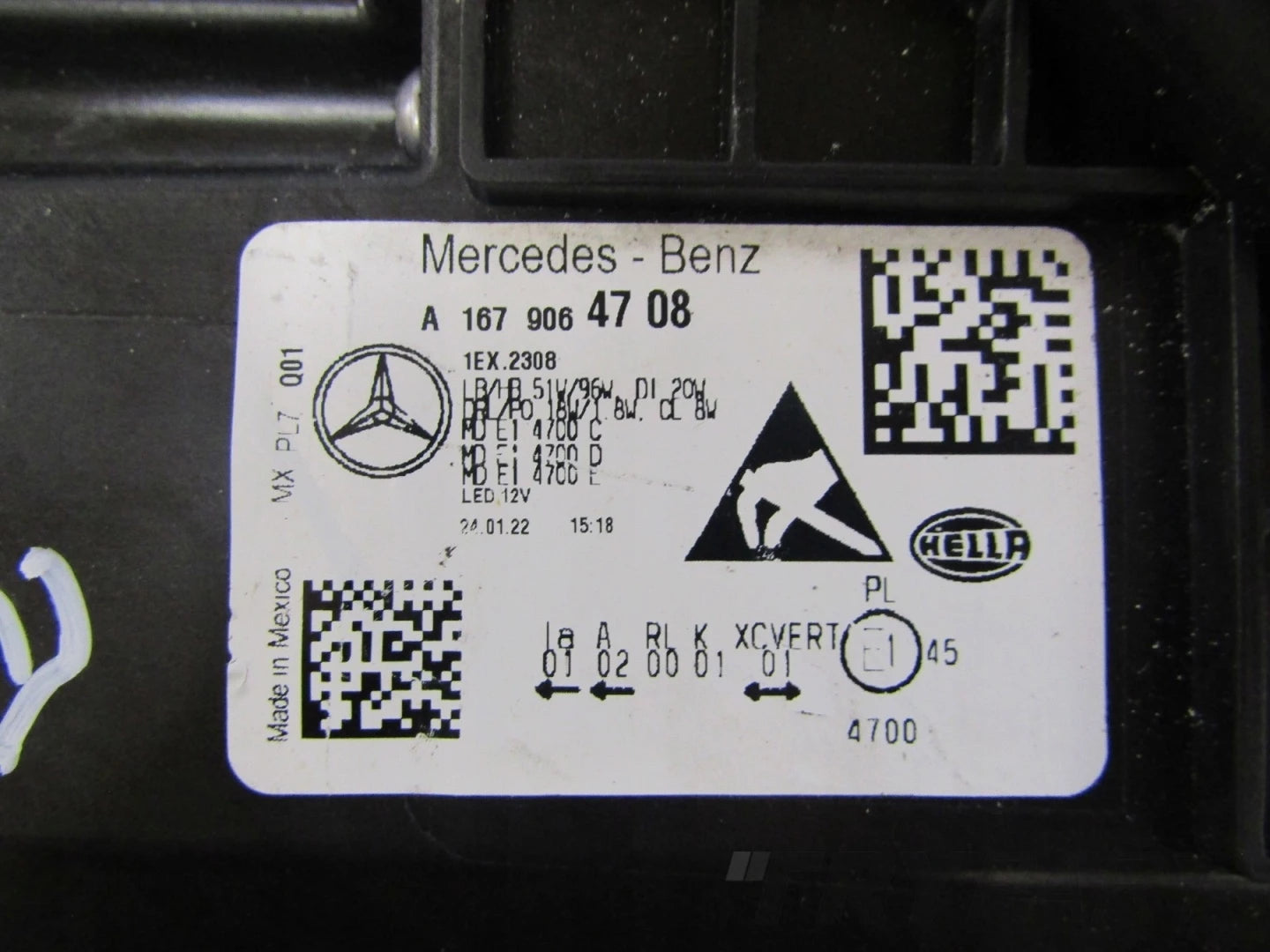 Front Lamp Mercedes GLE 167 FULL LED MULTIBEAM 19-23 LH LEFT A1679064708