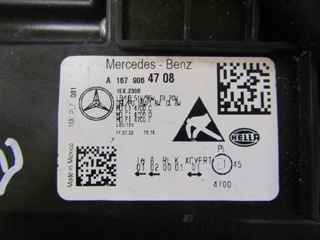 Front Lamp Mercedes GLE 167 FULL LED MULTIBEAM 19-23 LH LEFT A1679064708