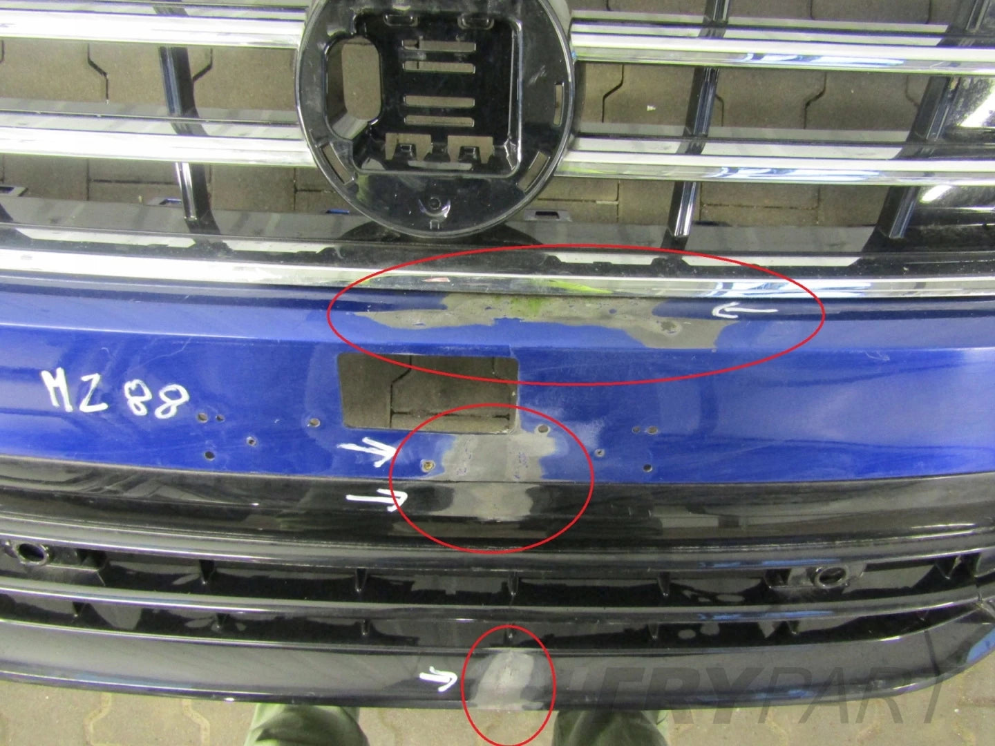Front Bumper VW Tiguan 2 II 5NA R Lift 20-