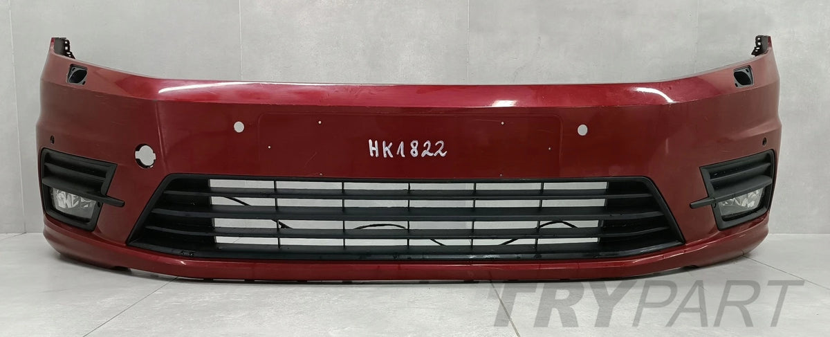 Front Bumper for VW Caddy 2K5 III 2nd Facelift 15-20 / + Fog Lights + Wiring