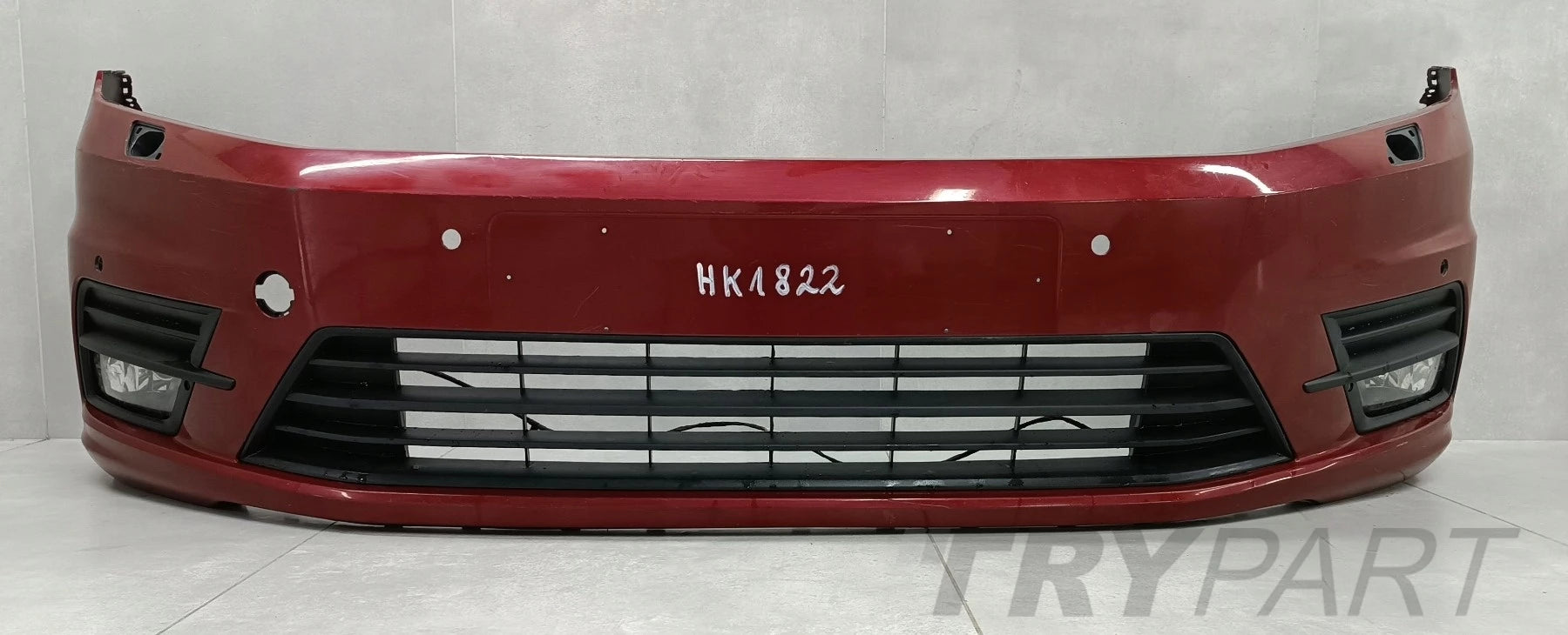 Front Bumper for VW Caddy 2K5 III 2nd Facelift 15-20 / + Fog Lights + Wiring