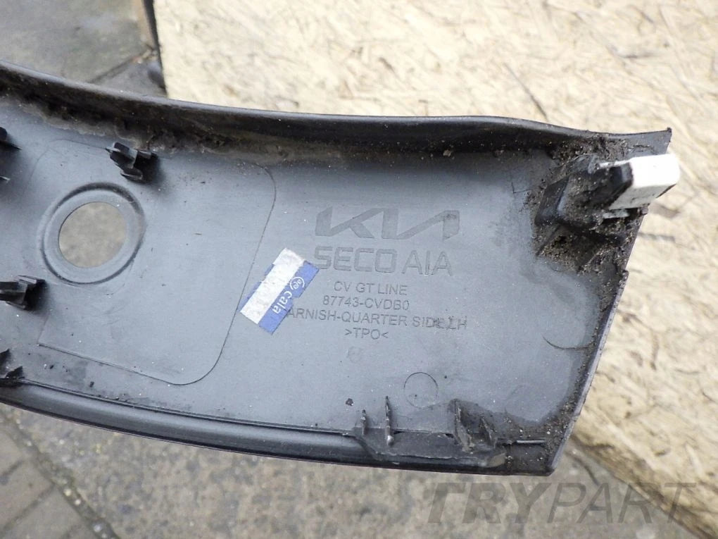 KIA EV6 EV 6 GT LINE 22- Rear Left Fender Trim