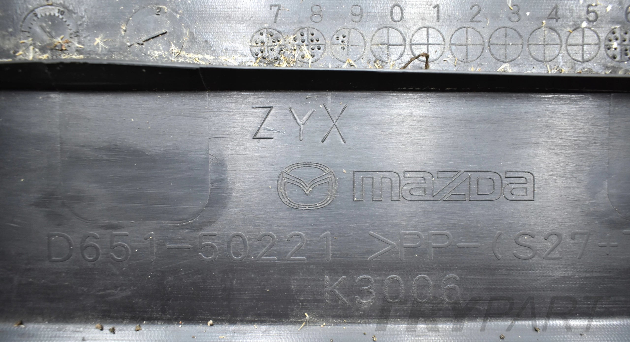 MAZDA 2 DE REAR BUMPER ORIGINAL