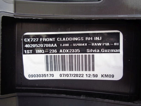 FORD MUSTANG MACH E MACH-E 21- Right Front Door Molding