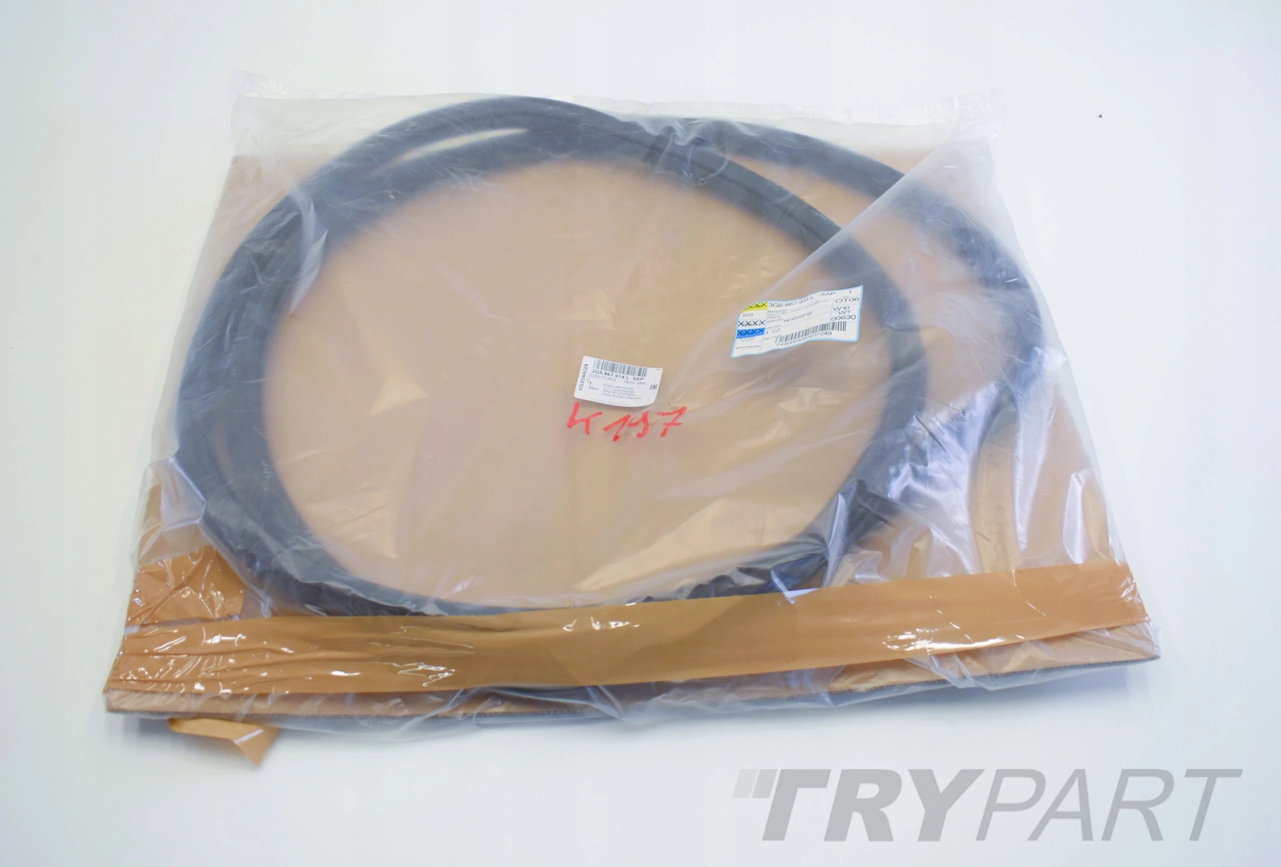 VW PASSAT B8 3G5 RIGHT REAR DOOR SEAL NEW SEDAN