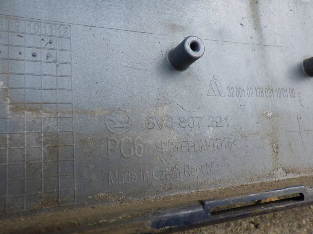 SKODA FABIA III 3 6V0 2014- Front Bumper