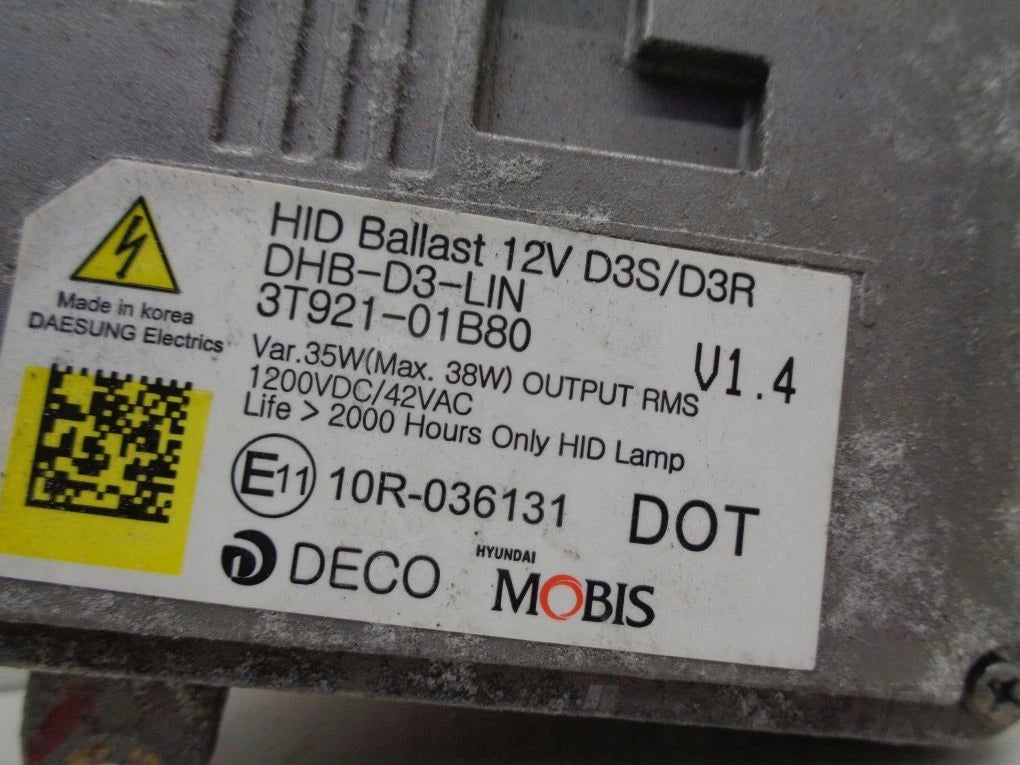 KIA HYUNDAI BALLAST MODULE XENON 3T921-01B80