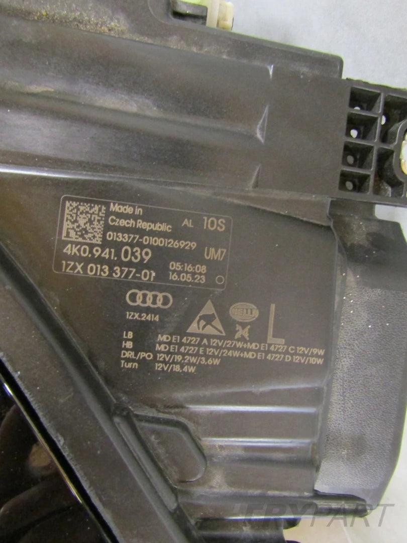 AUDI A6 C8 FULL LED HEADLIGHT LH 18- 4K0941039