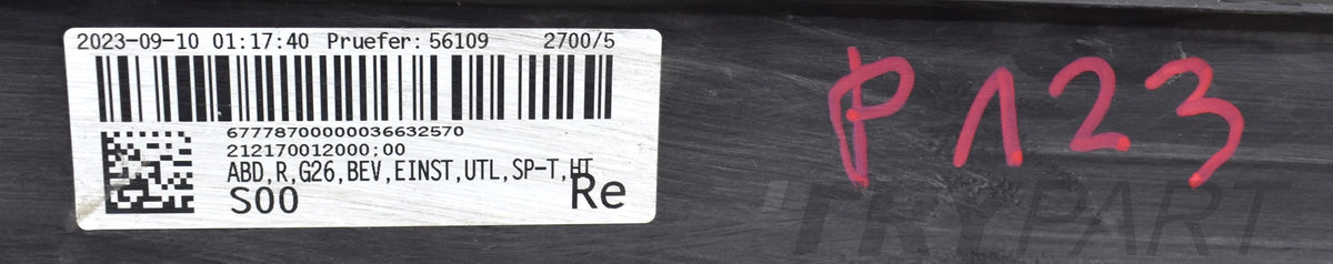 BMW 4 Series G26 i4 Right Sill Panel Trim ORG BASIC Standard