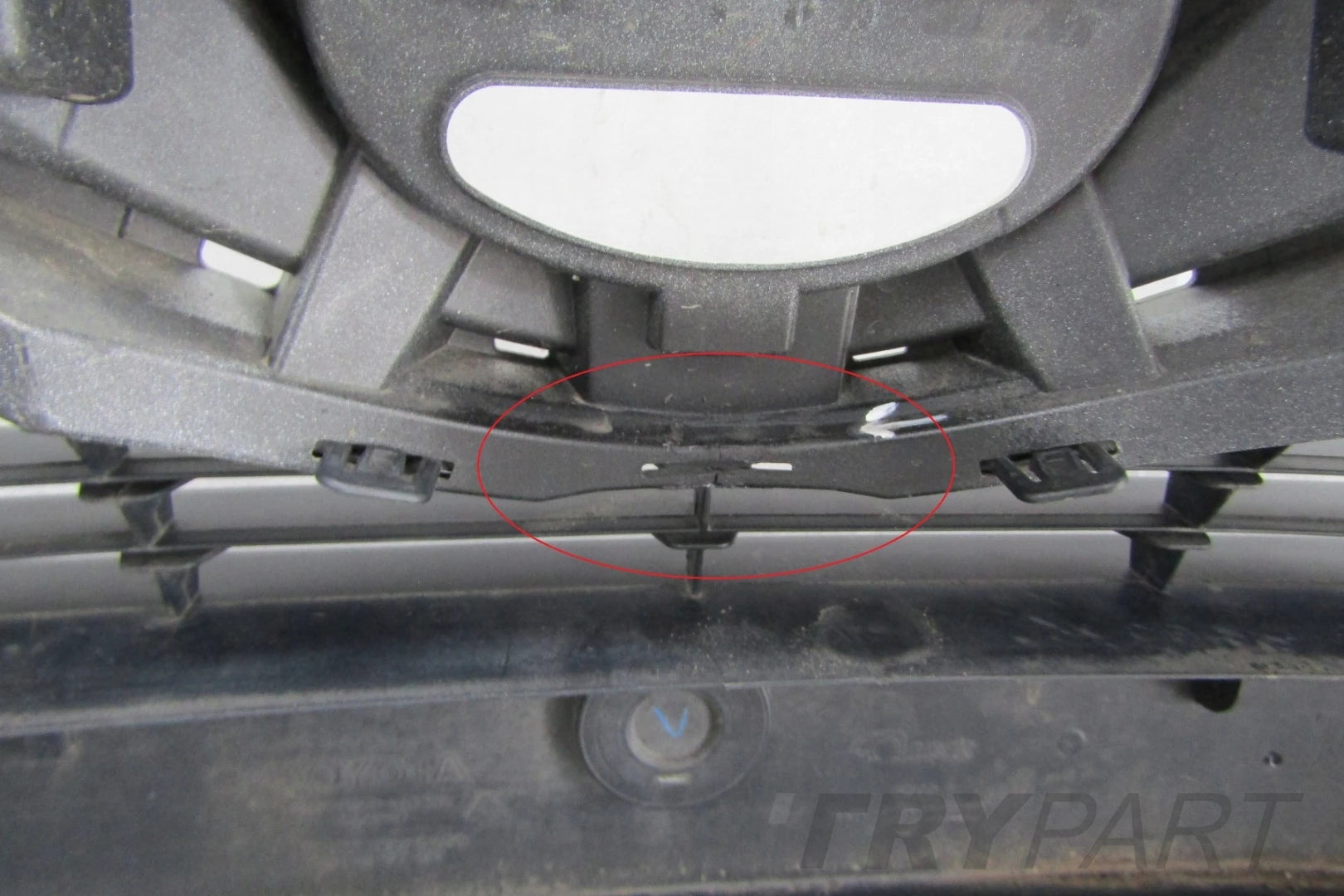 Front Bumper Toyota Yaris 3 III Facelift 14-17 (underbody)