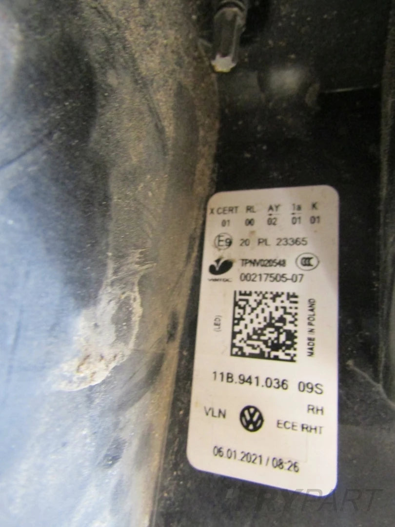 HEADLIGHT VW ID.4 ID4 ID.5 ID5 FULL LED IQ LIGHT 20- RH 11B941036