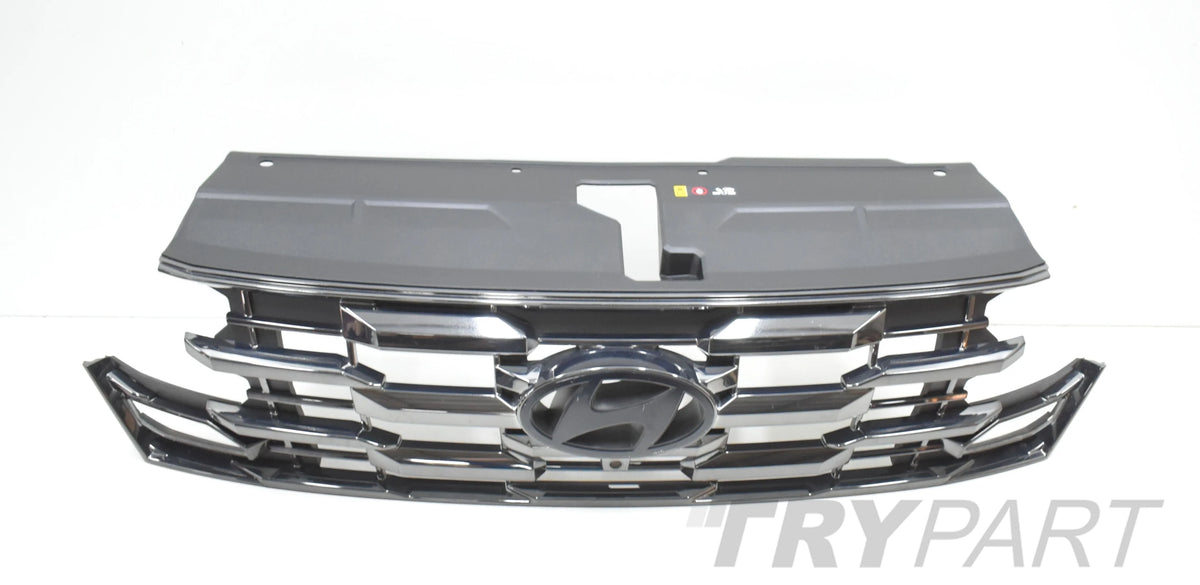 HYUNDAI TUCSON IV LIFT GRILLE BUMPER CHROME CATCH FRONT ORG 86366-N7GA0