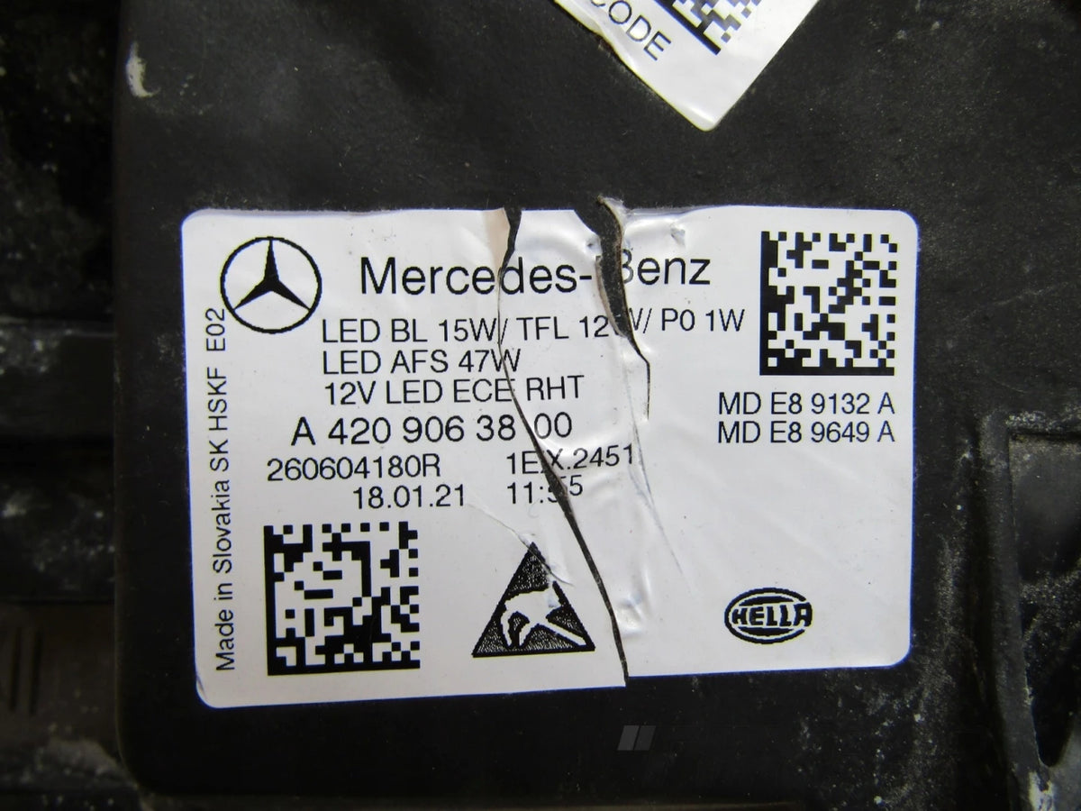 MERCEDES CITAN 2 II W420 FULL LED HIGH PERFORMANCE 21- LH HEADLIGHT