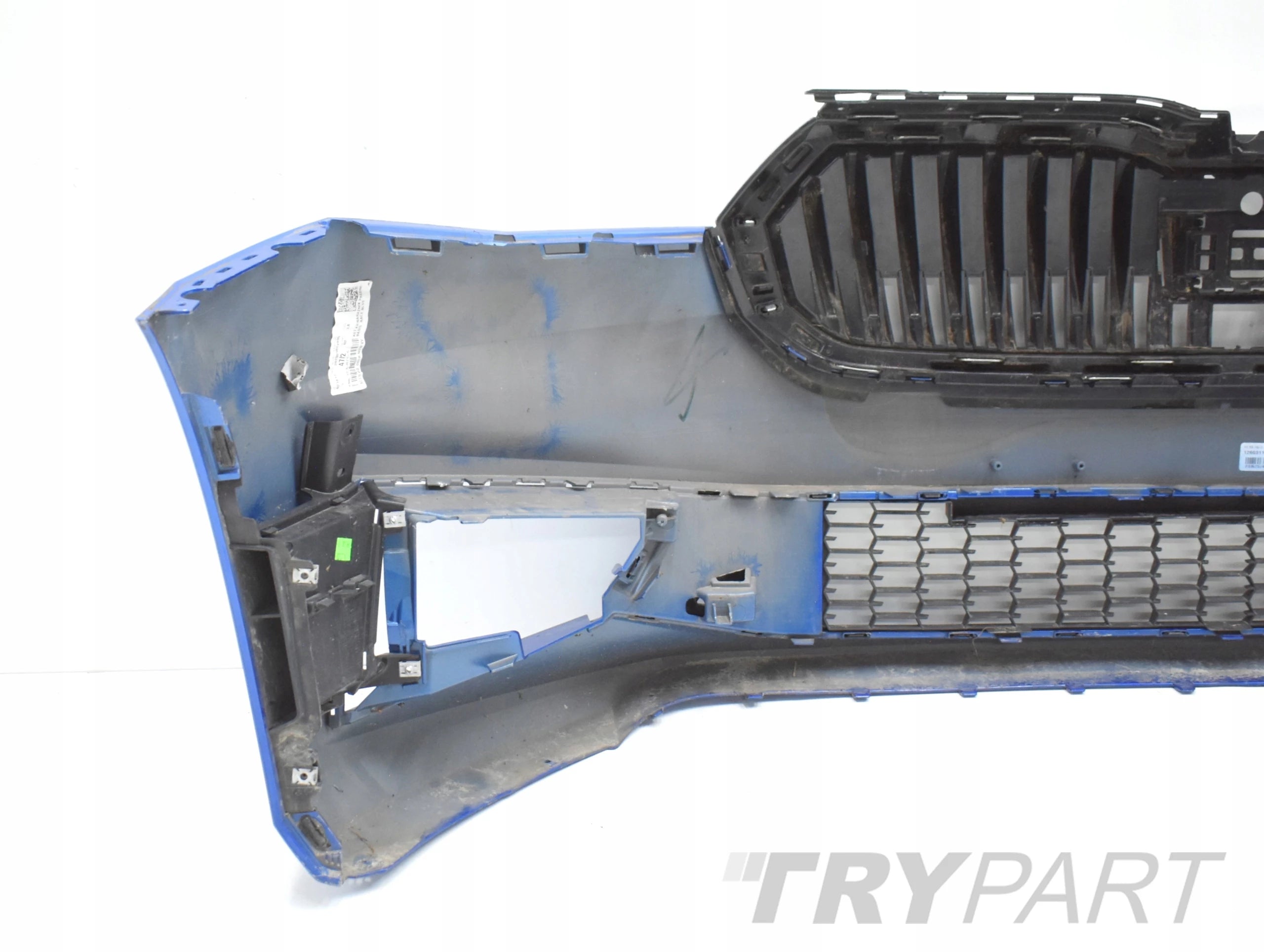 SKODA FABIA IV 6VA FRONT BUMPER ORIGINAL + GRILLES + GRILL