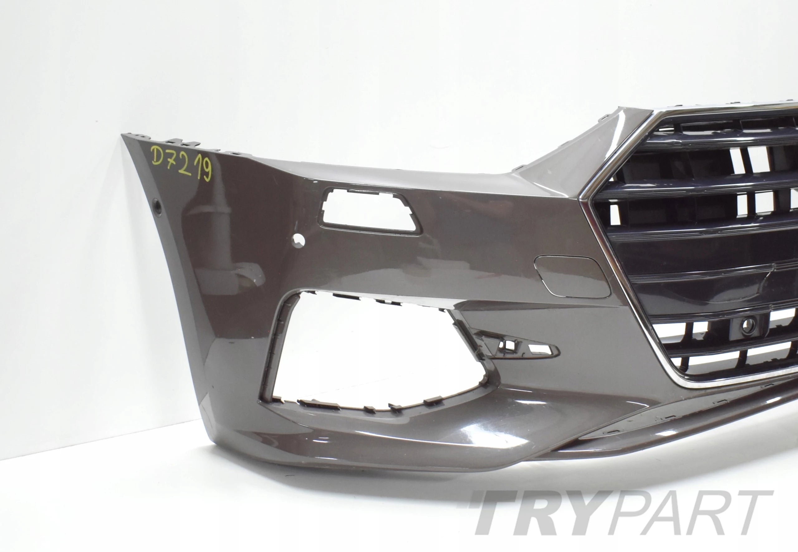 AUDI A7 C8 4K8 FRONT BUMPER ORG + CHROME