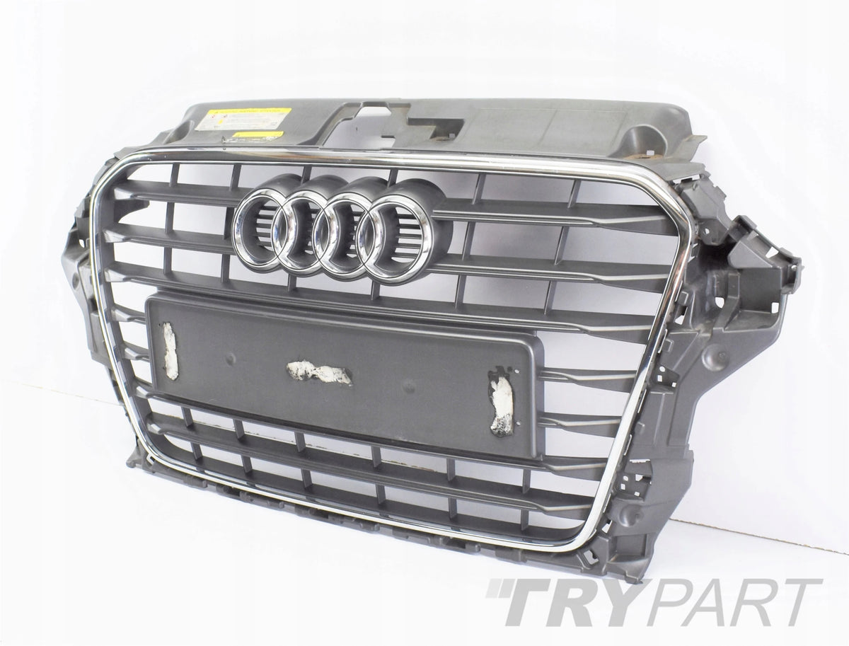 AUDI A3 8V 8V3 CHROME GRILLE - ORIGINAL BUMPER GRILLE
