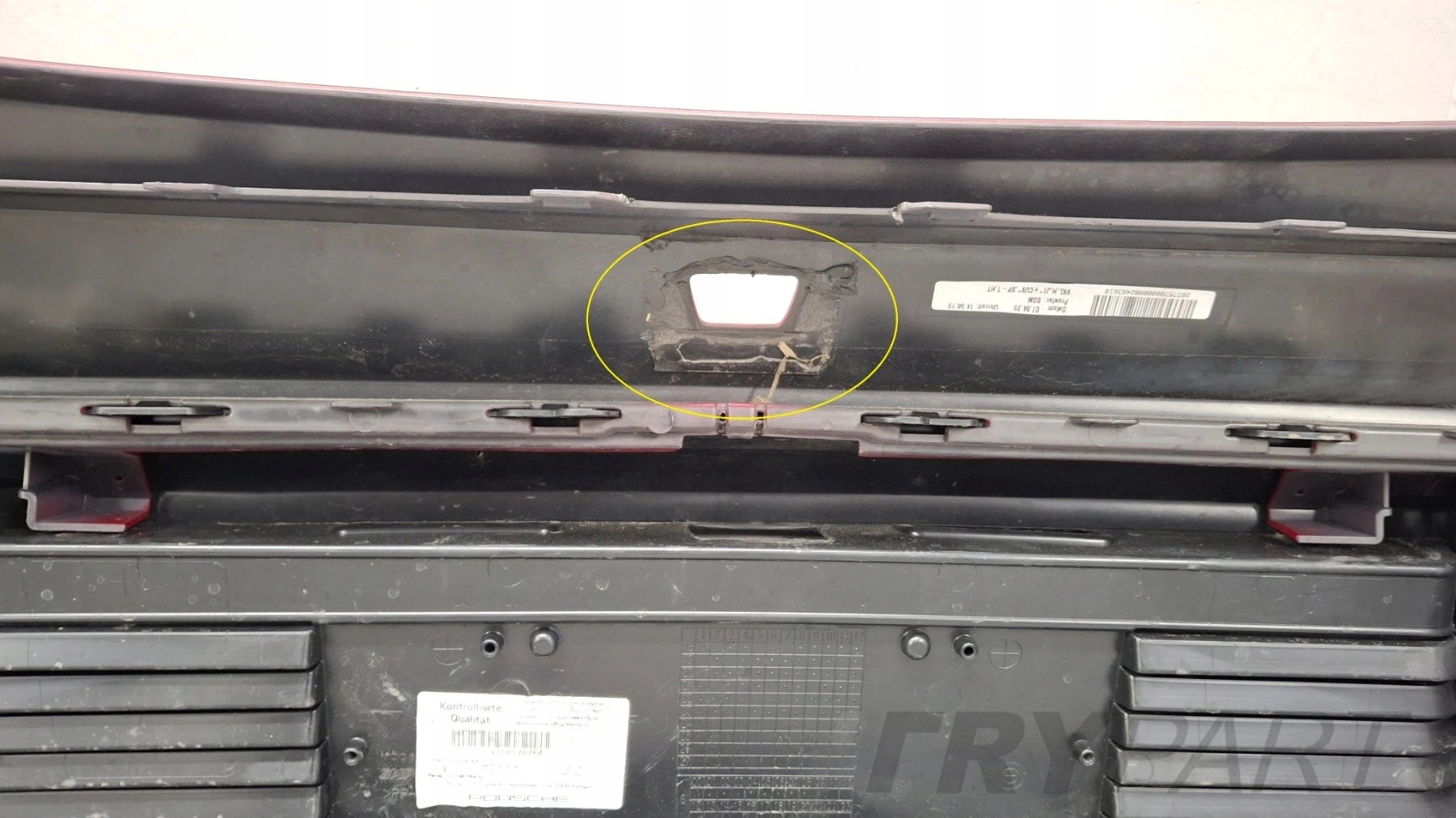 Rear Bumper Porsche Taycan 9J1 19-24