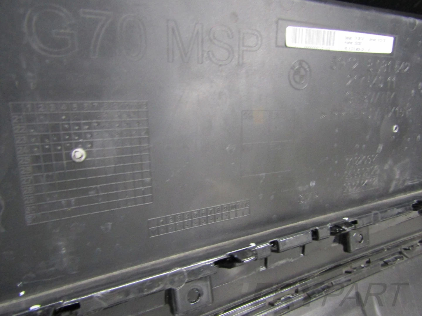 Rear bumper for BMW 7 G70 M PACKAGE 2022-