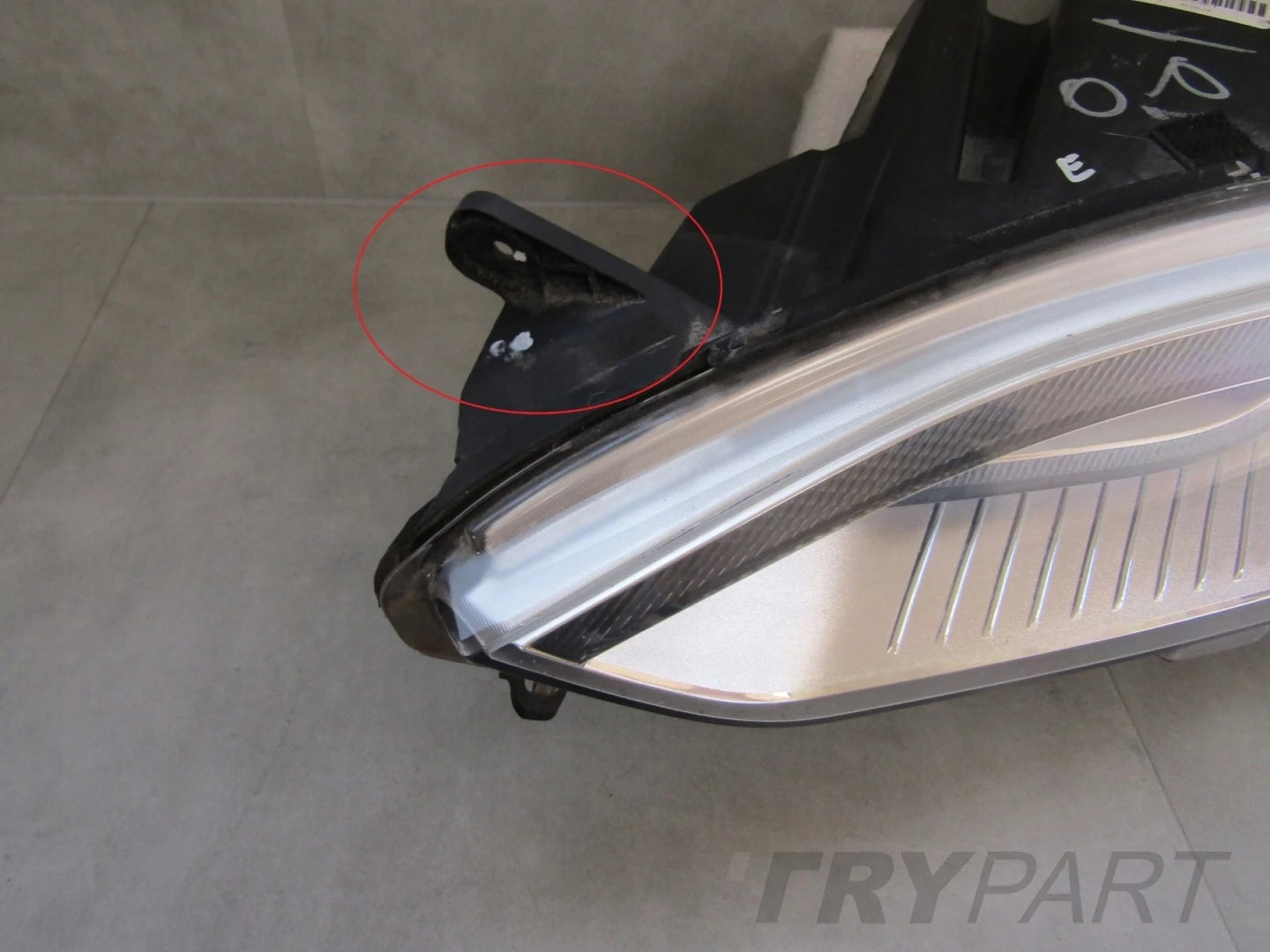 HEADLIGHT TESLA S XENON NON-SWIVEL 12-16 LH LEFT
