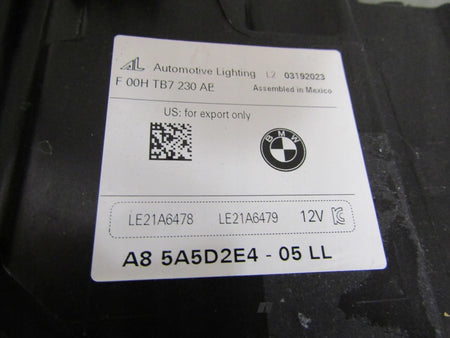 BMW X5 G05 X6 G06 LIFT LCI FULL LED 23- RH A8 5A5D2E4 Headlight