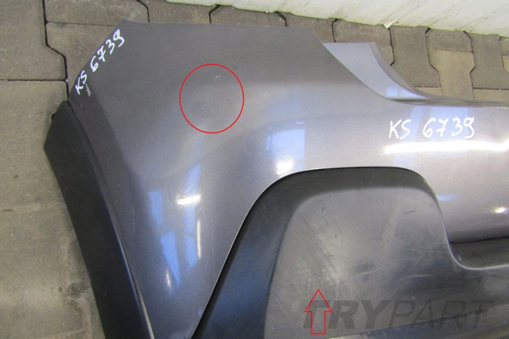 Citroen C3 III 16- Rear Bumper (4xPDC)