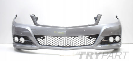 MERCEDES C CLASS W204 FACELIFT FRONT BUMPER ORIGINAL + CHROME + FRAME