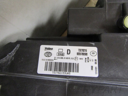 HEADLIGHT TOYOTA PROACE CITY STANDARD RH RIGHT 19- 9835780580