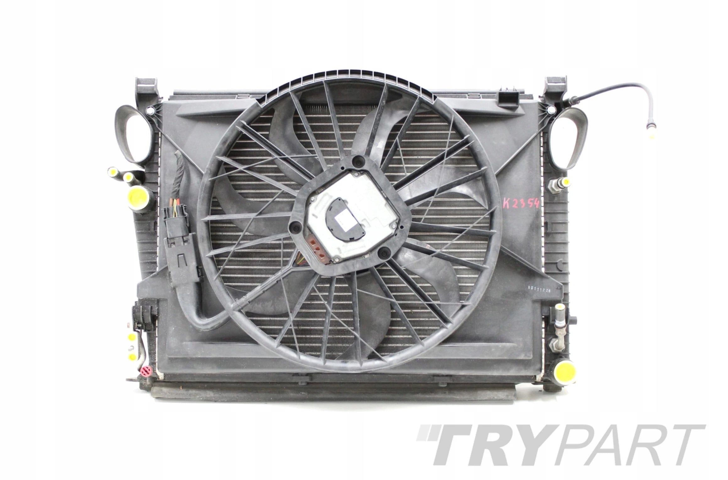 MERCEDES SL 230 W230 LIFT WATER RADIATOR FAN COMPLETE A2305000104
