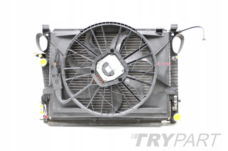 MERCEDES SL 230 W230 LIFT WATER RADIATOR FAN COMPLETE A2305000104