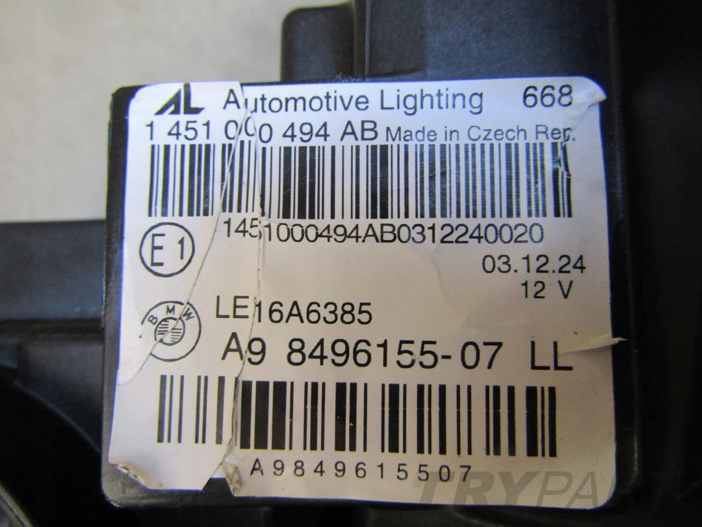 BMW 3 G21 FRONT HEADLIGHT FULL LED LEFT TURN-SENSITIVE 8496155 18-