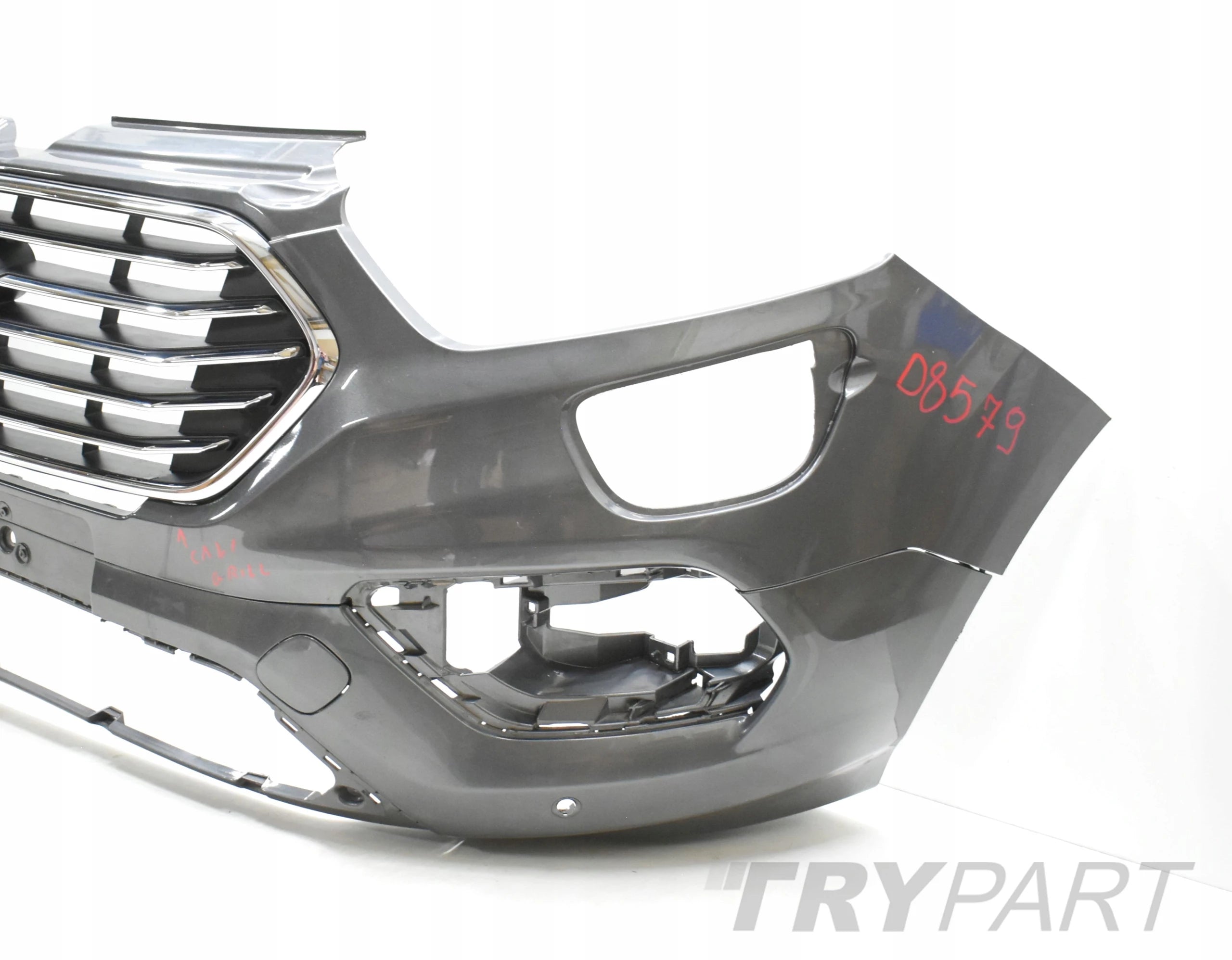 FORD TRANSIT CUSTOM FRONT BUMPER ORIGINAL HYBRID + GRILLE
