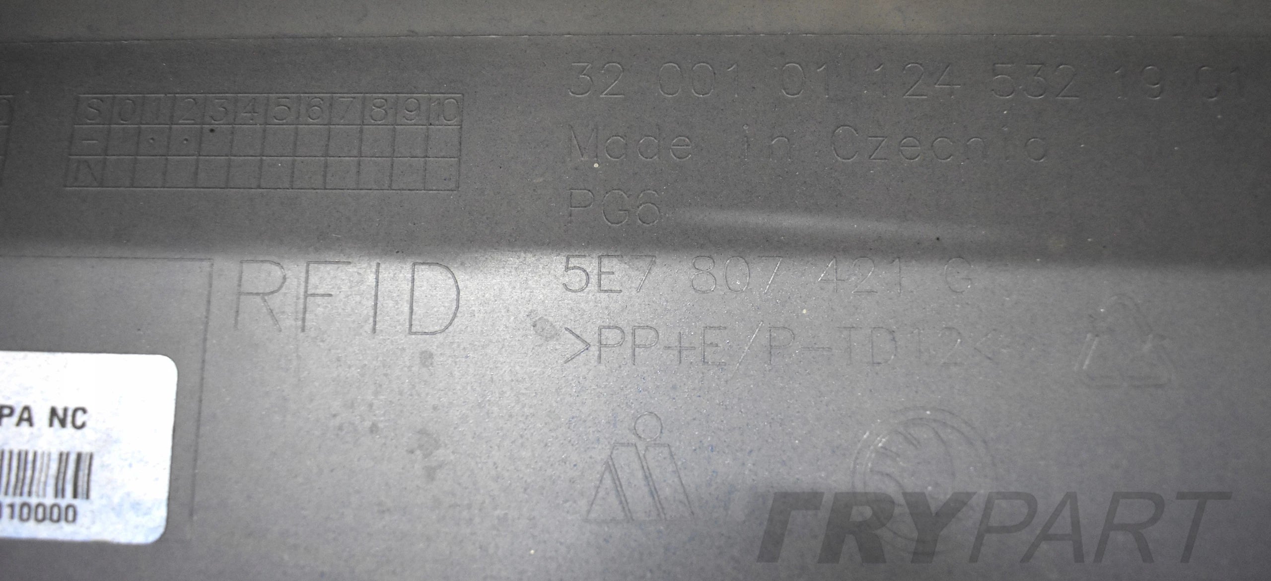 SKODA OCTAVIA IV LIFT 5E7 REAR BUMPER COMBI ORG + BOTTOM