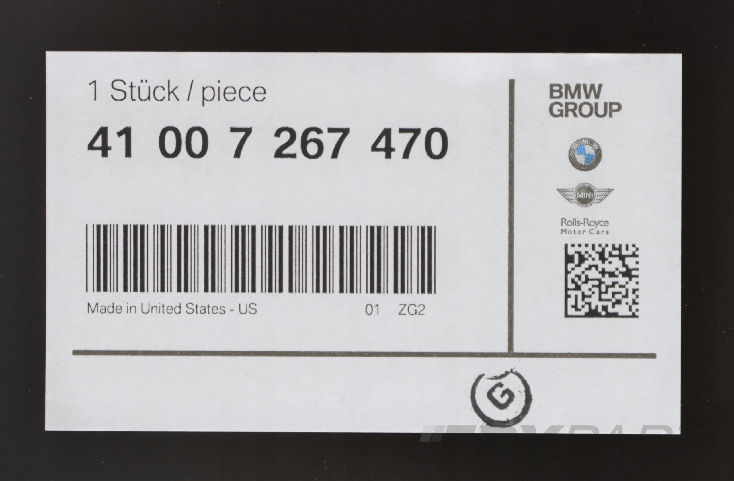 BMW X3 F25 RIGHT REAR FENDER CLADDING ORG NEW