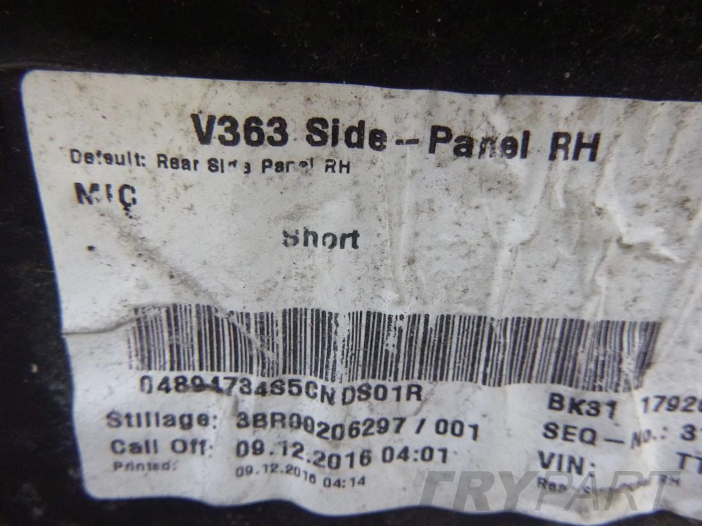 FORD TRANSIT 8 Mk8 VIII 13- Rear bumper