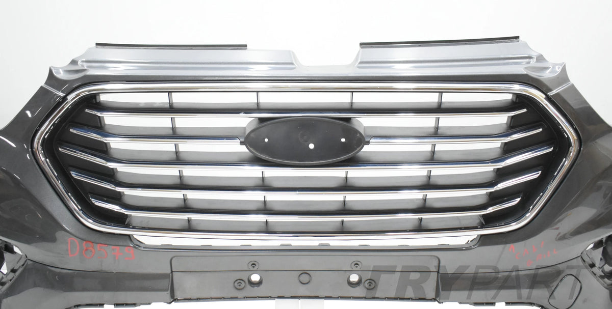 FORD TRANSIT CUSTOM FRONT BUMPER ORIGINAL HYBRID + GRILLE