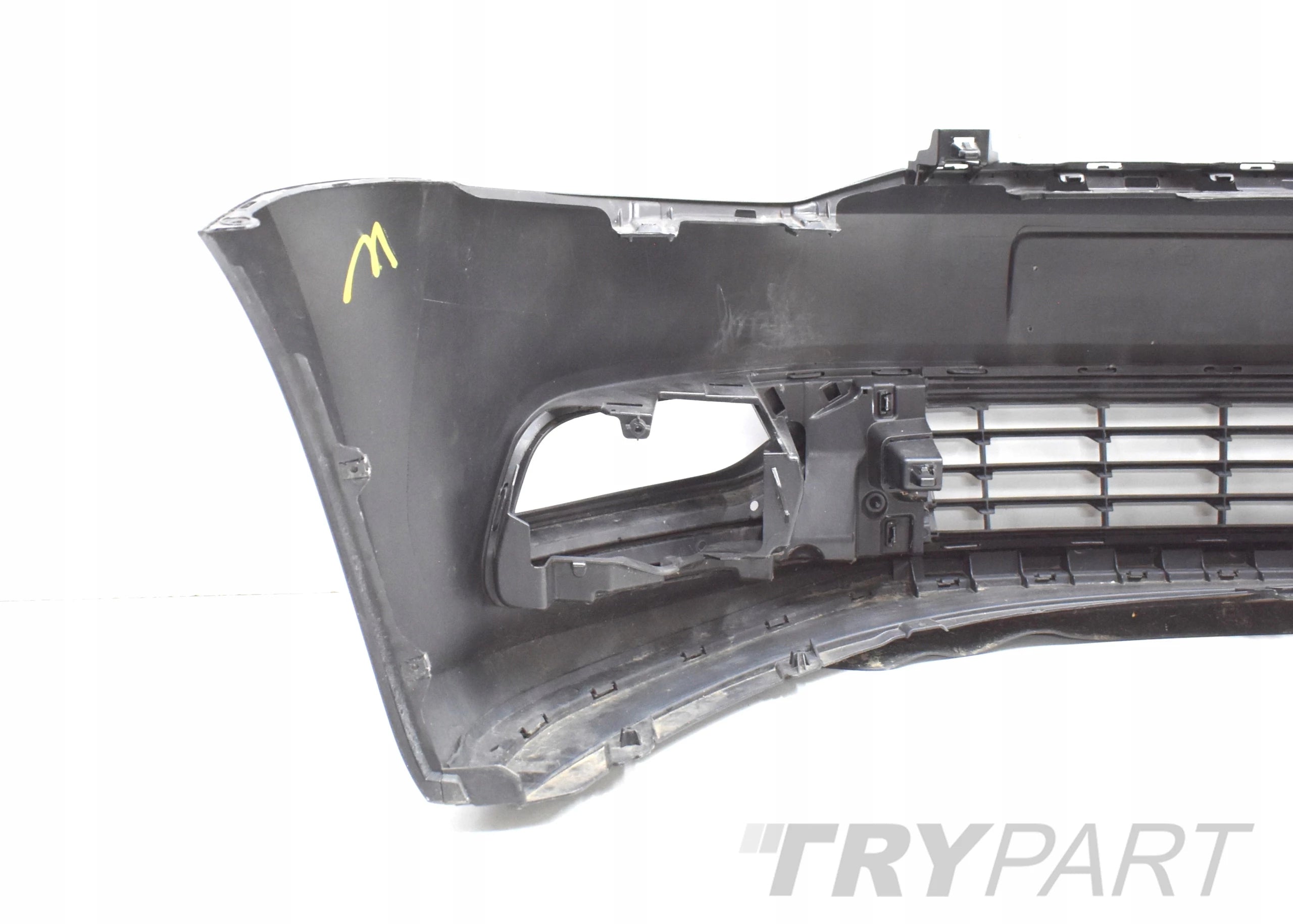 VW POLO 6C 6C0 FRONT BUMPER ORG + GRILLES + BOTTOM