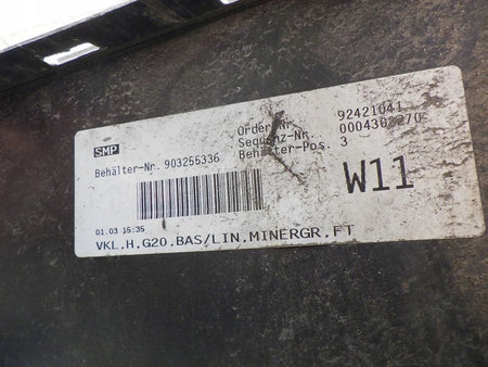 BMW 3 G20 SEDAN 19- Rear Bumper