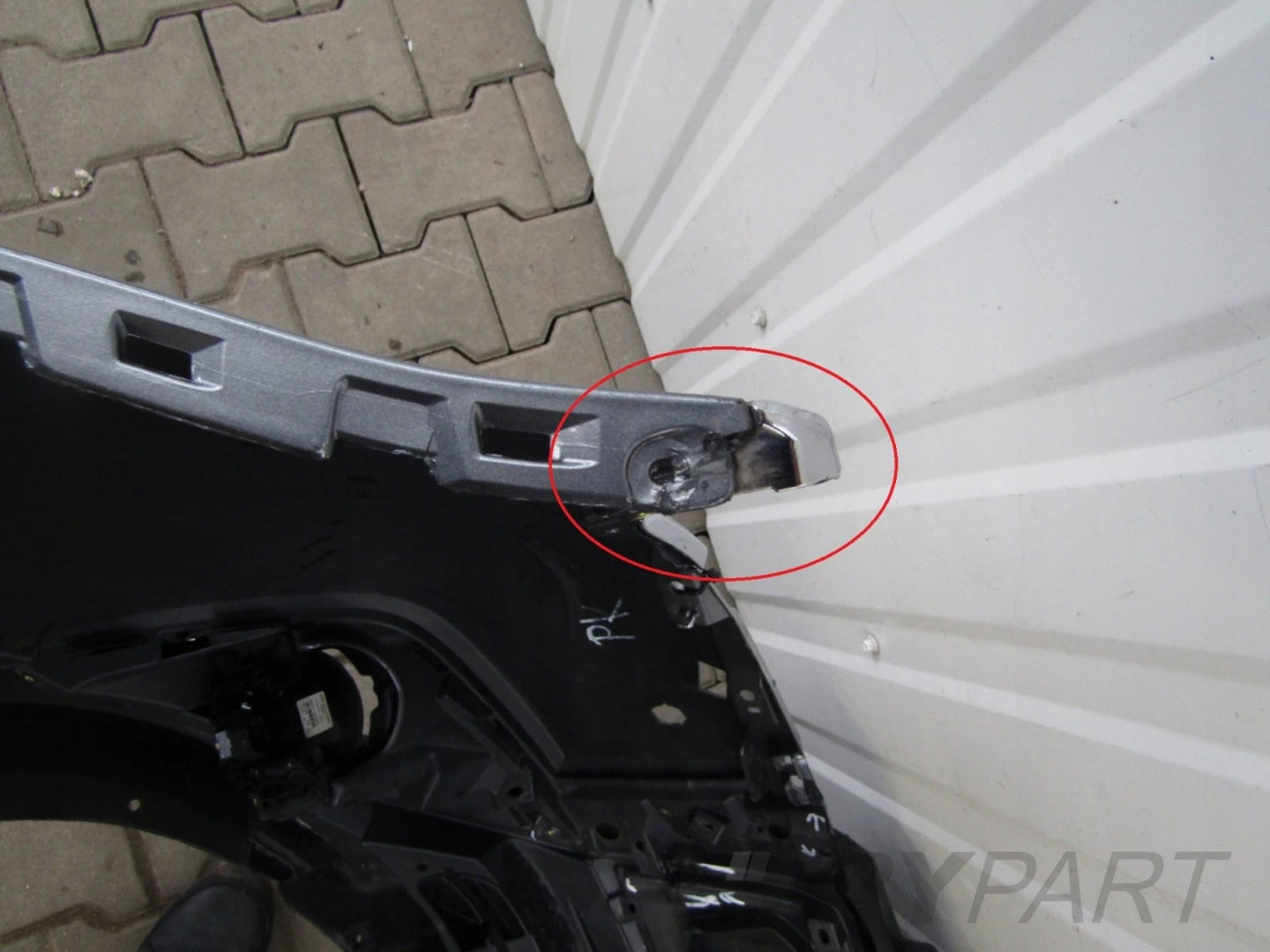 Front Bumper for Mitsubishi Outlander 3 Hybrid Lift