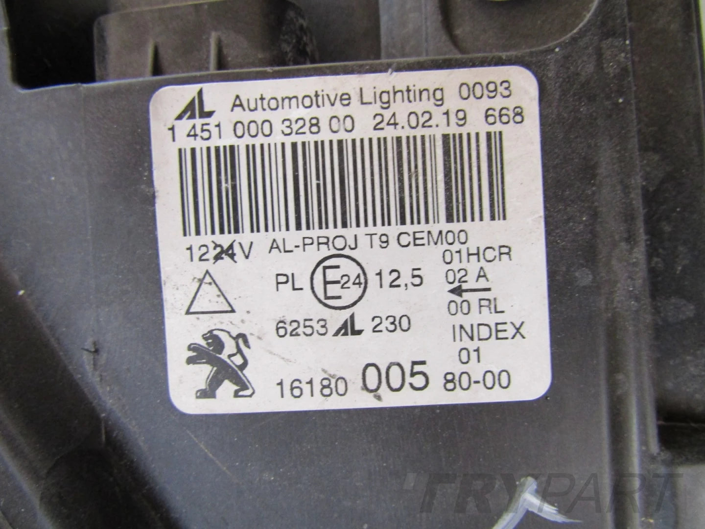 Front Lamp Peugeot 308 T9 Lift FULL LED 17-21 RH RIGHT 16180005