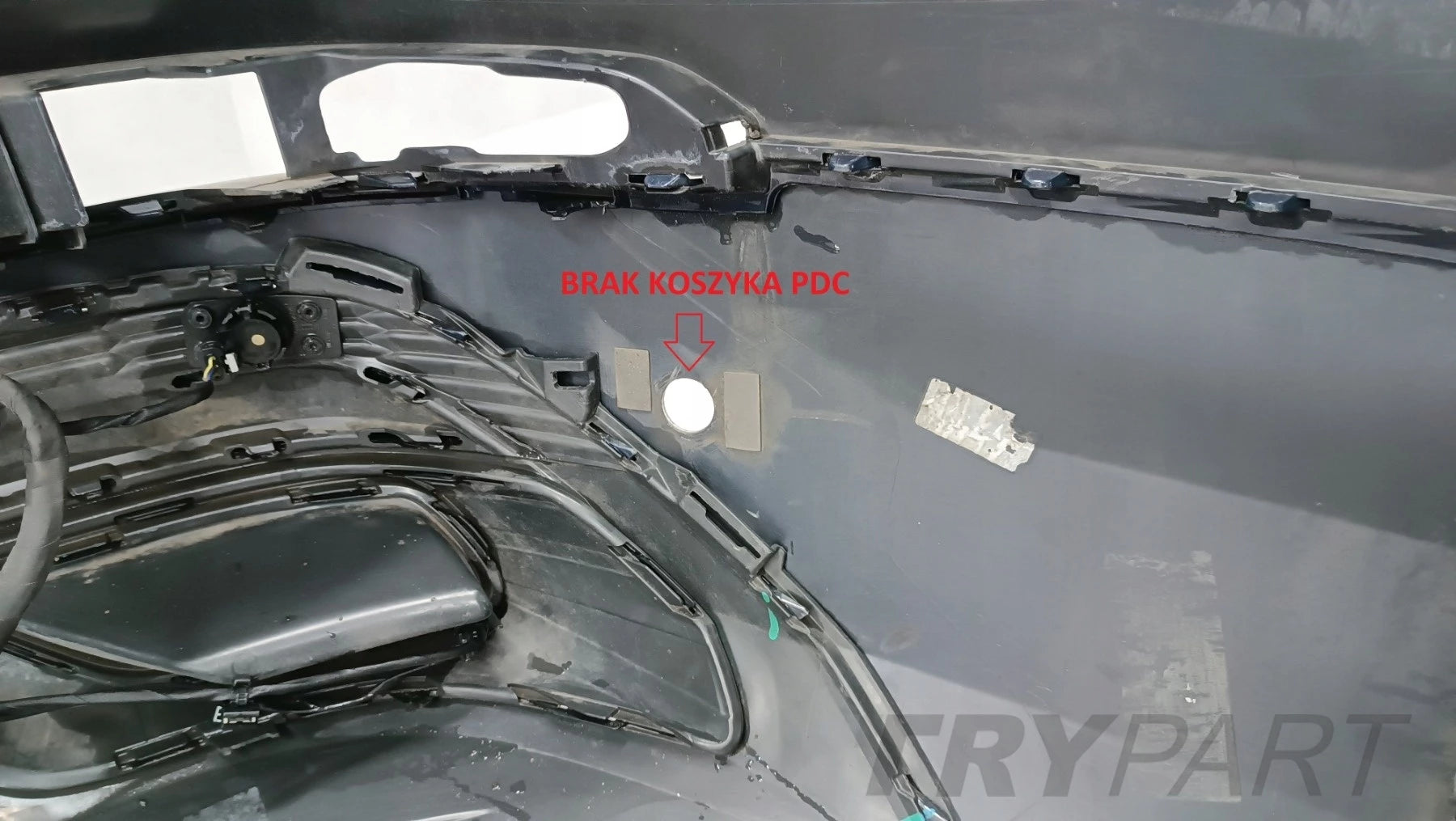 Rear bumper for Audi Q7 4M0 S-Line 2 II Lift 19- /+ wiring harness