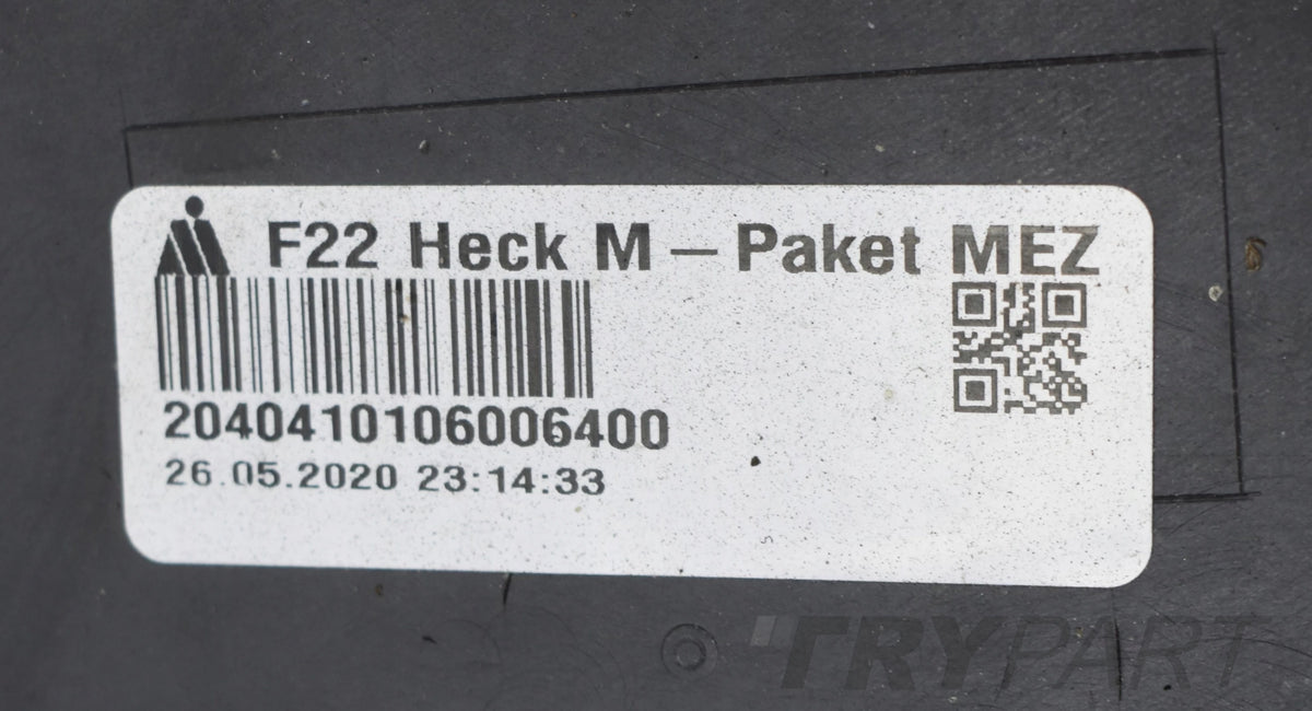 BMW F22 M PACKAGE REAR BUMPER ORG + BOTTOM