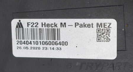 BMW F22 M PACKAGE REAR BUMPER ORG + BOTTOM