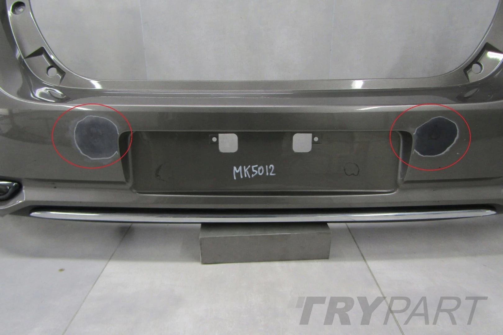 Rear bumper for Toyota Auris II 2 lift HB 15-18
