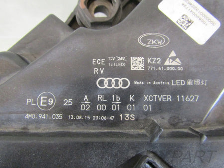 Audi Q7 4M0 FULL LED MATRIX 15-19 LH Headlight 4M0941035