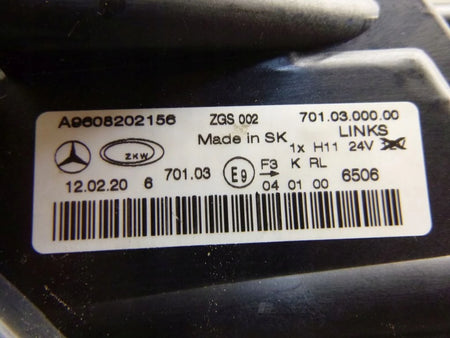 MERCEDES ACTROS ANTOS MP4 960 halogen right