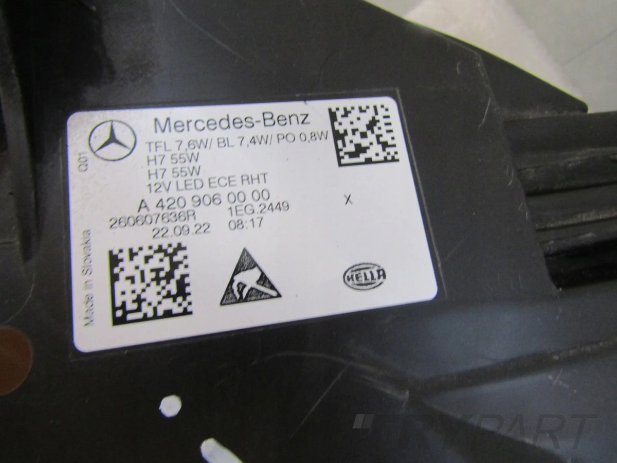MERCEDES CITAN W420 420 HEADLIGHT STANDARD 21- LEFT LH A4209060000