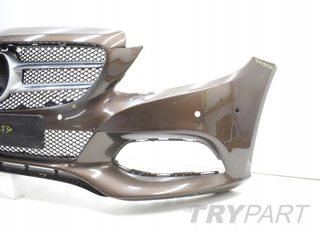 MERCEDES C CLASS W205 FRONT BUMPER ORIGINAL + GRILLE + CHROME + FRAMES