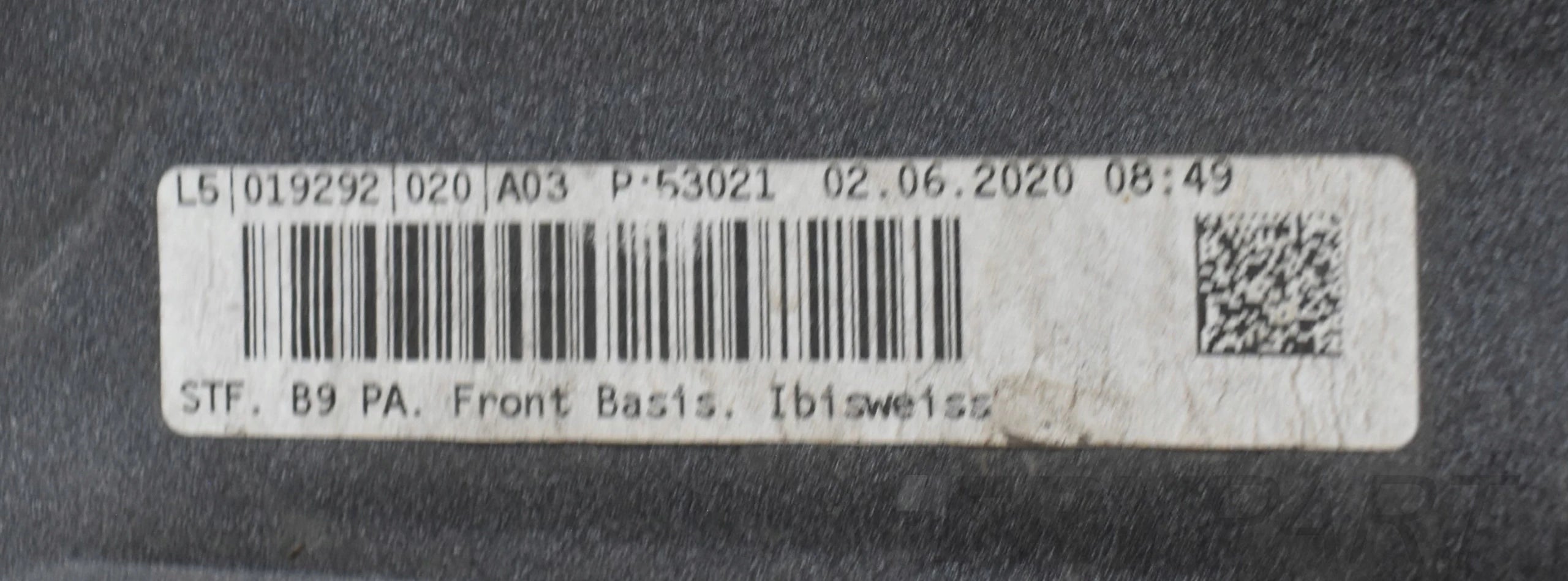 AUDI A4 B9 8W0 LIFT FRONT BUMPER FRONT ORIGINAL